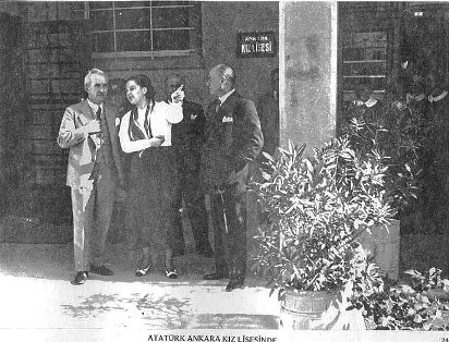 Ataturk à Anakara au Lycee feminin