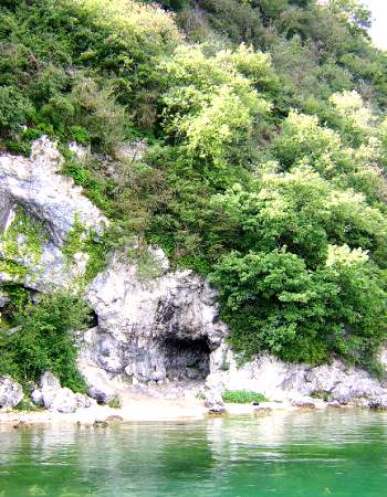 lac du bourget grotte de Lamartine